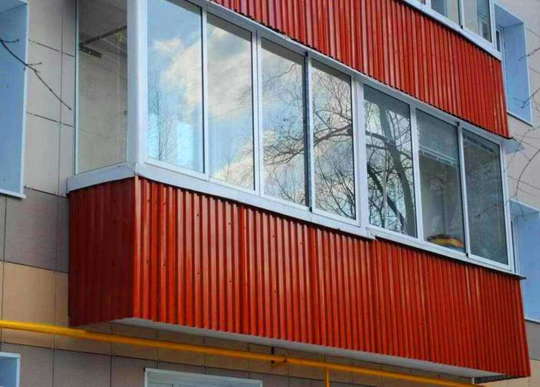 Наружная отделка балконов и лоджий по низким ценам в Астаны. Дон Балкон 299-99-66